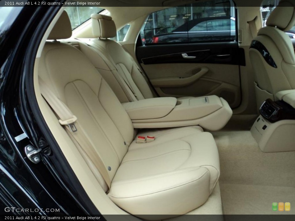 Velvet Beige Interior Photo for the 2011 Audi A8 L 4.2 FSI quattro #42512207