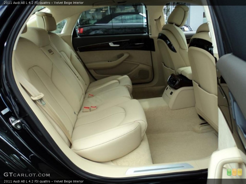 Velvet Beige Interior Photo for the 2011 Audi A8 L 4.2 FSI quattro #42512231