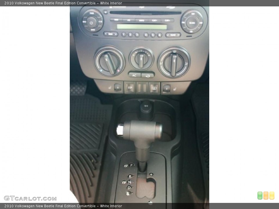 White Interior Transmission for the 2010 Volkswagen New Beetle Final Edition Convertible #42514567