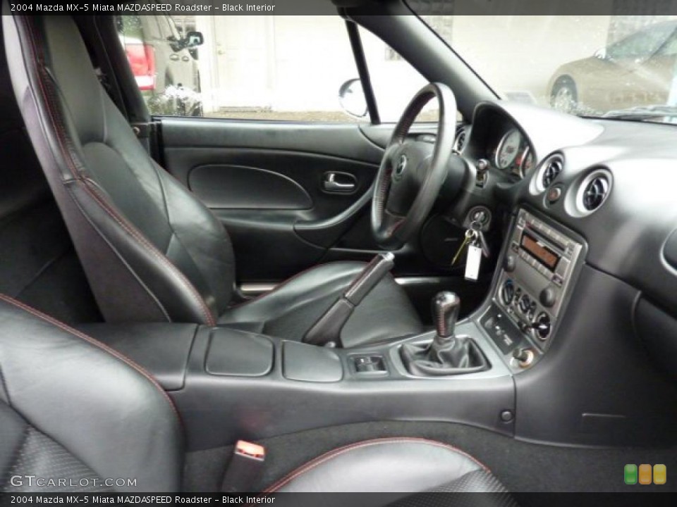 Black Interior Photo for the 2004 Mazda MX-5 Miata MAZDASPEED Roadster #42519925