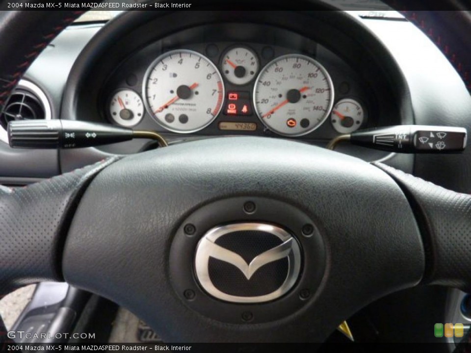 Black Interior Gauges for the 2004 Mazda MX-5 Miata MAZDASPEED Roadster #42520017