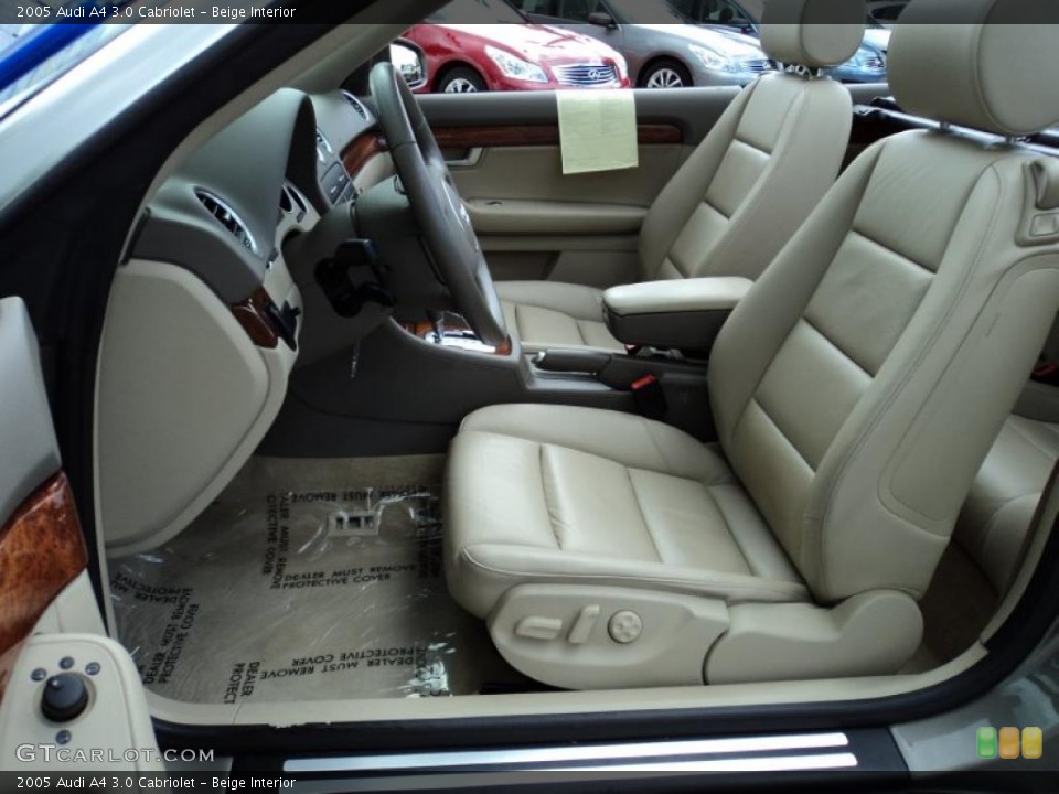 Beige Interior Photo for the 2005 Audi A4 3.0 Cabriolet #42526429