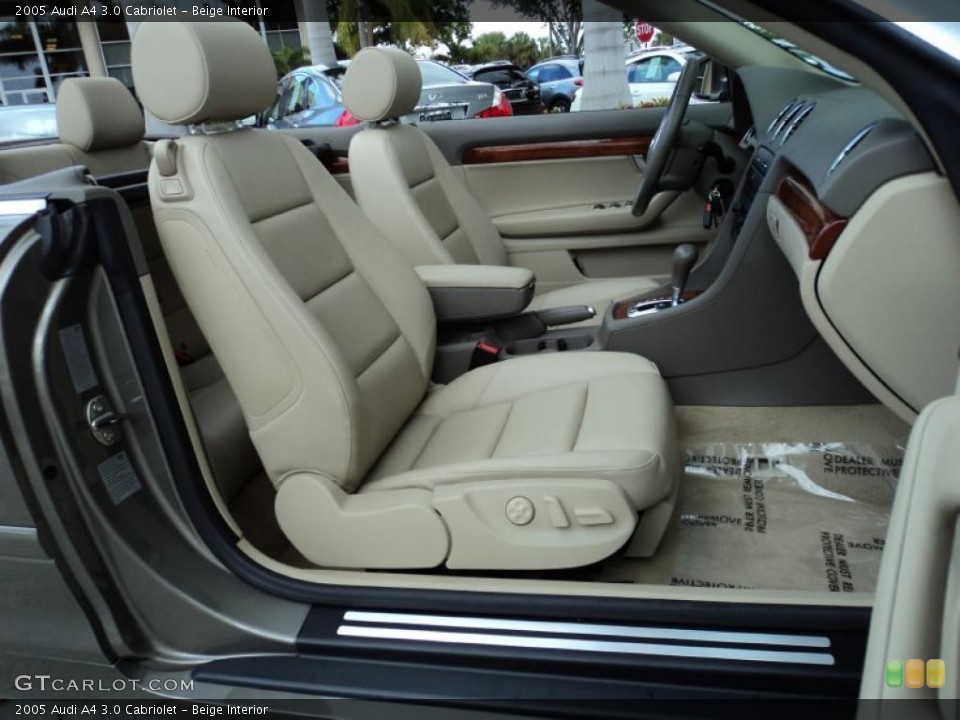Beige Interior Photo for the 2005 Audi A4 3.0 Cabriolet #42526461