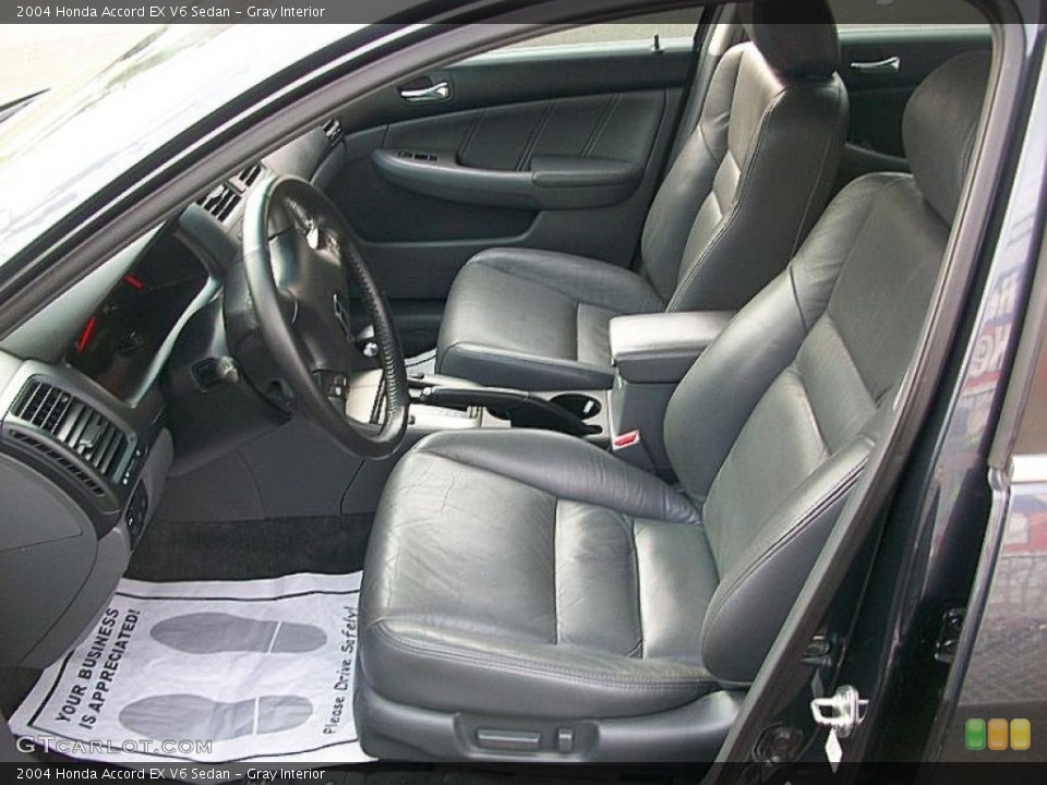 Gray Interior Photo for the 2004 Honda Accord EX V6 Sedan #42527681