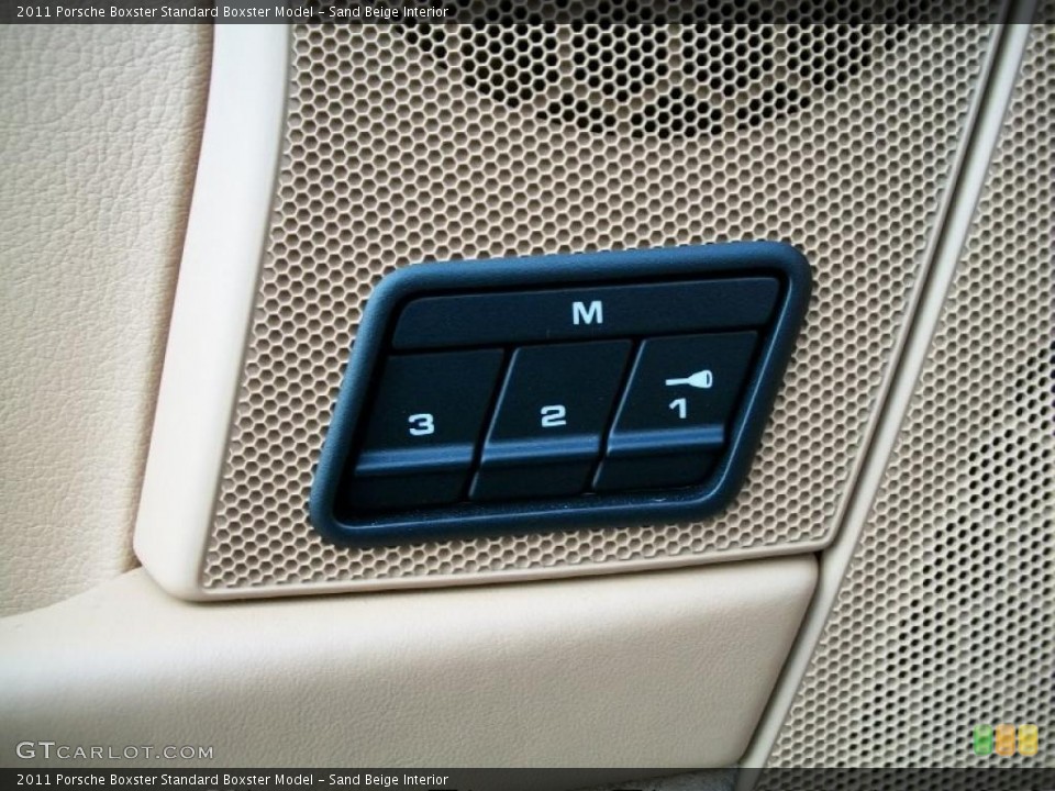 Sand Beige Interior Controls for the 2011 Porsche Boxster  #42528193