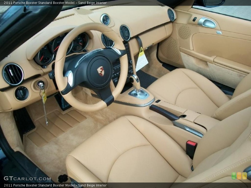 Sand Beige Interior Photo for the 2011 Porsche Boxster  #42528213