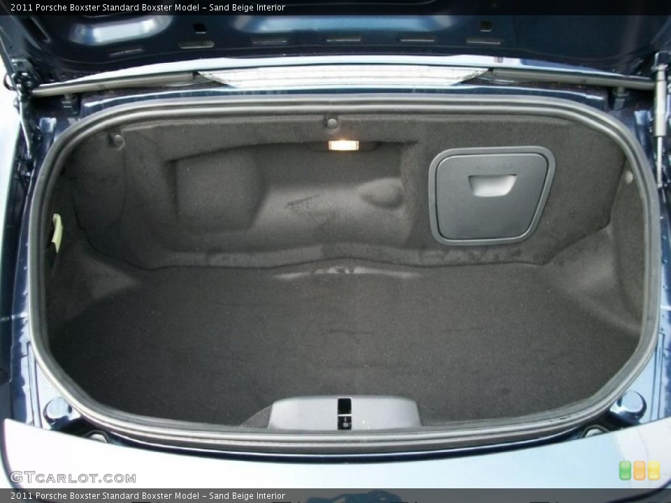 Sand Beige Interior Trunk for the 2011 Porsche Boxster  #42528369