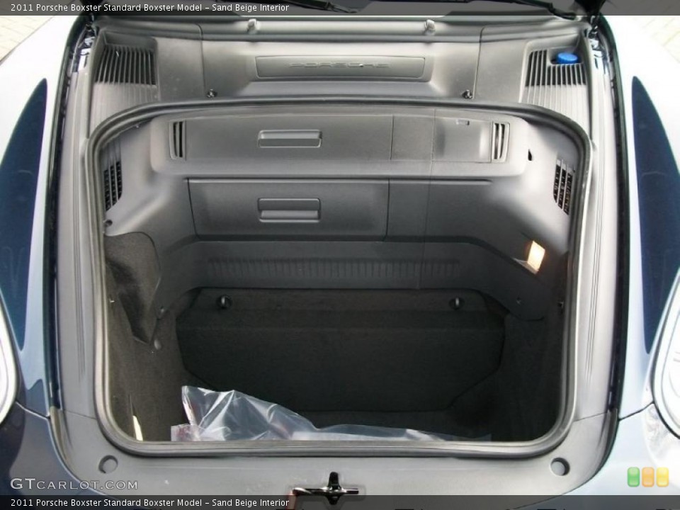 Sand Beige Interior Trunk for the 2011 Porsche Boxster  #42528513