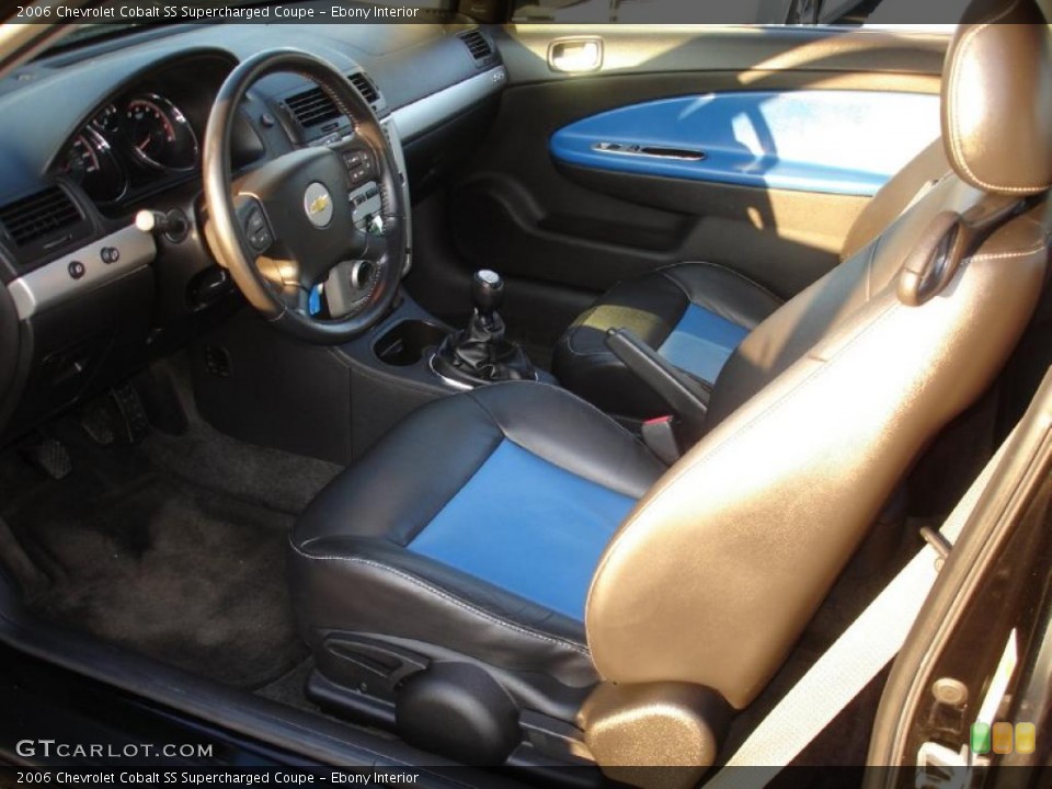 Ebony Interior Photo for the 2006 Chevrolet Cobalt SS Supercharged Coupe #42535153