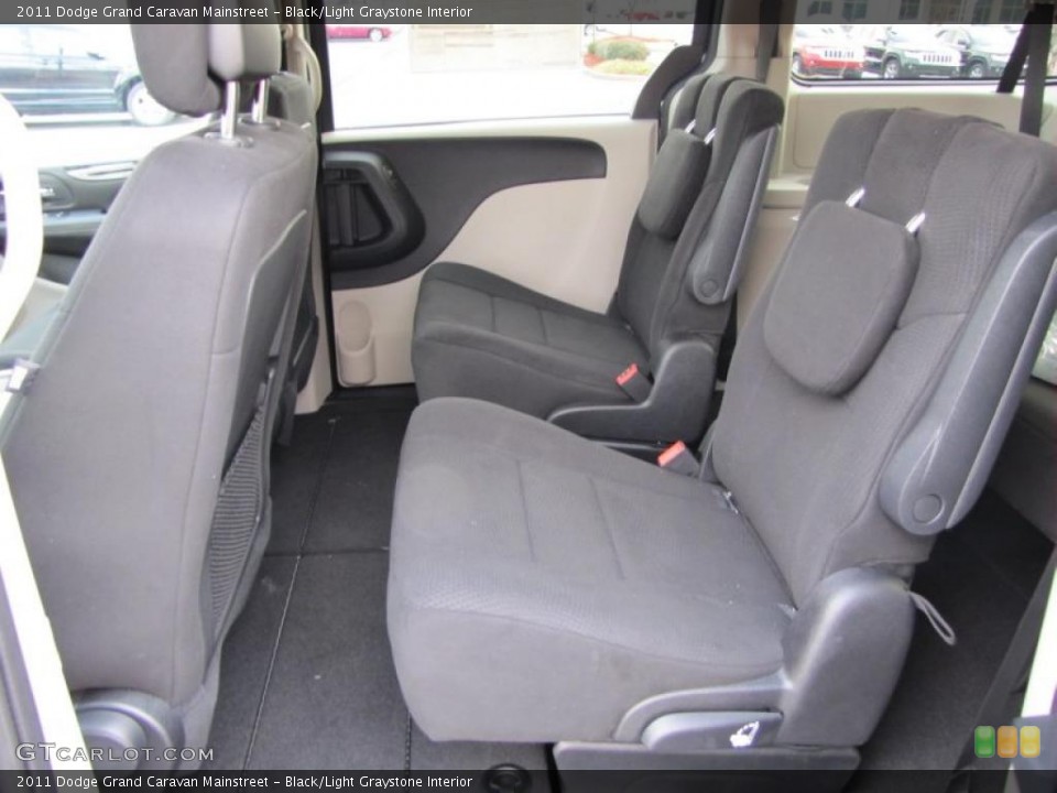 Black/Light Graystone Interior Photo for the 2011 Dodge Grand Caravan Mainstreet #42535453
