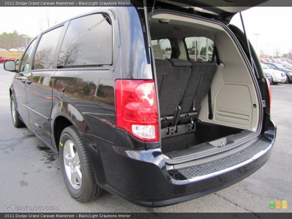 Black/Light Graystone Interior Trunk for the 2011 Dodge Grand Caravan Mainstreet #42535473