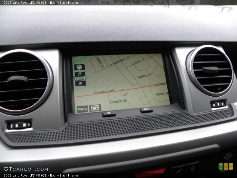 Ebony Black Interior Navigation for the 2008 Land Rover LR3 V8 HSE #42540041