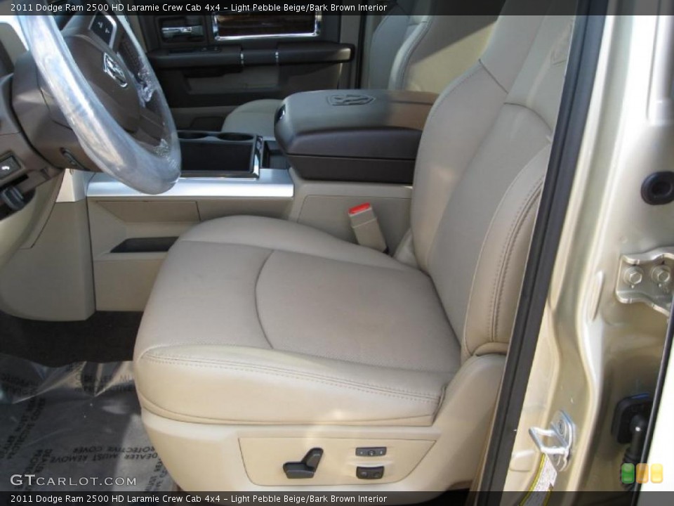 Light Pebble Beige/Bark Brown Interior Photo for the 2011 Dodge Ram 2500 HD Laramie Crew Cab 4x4 #42540161