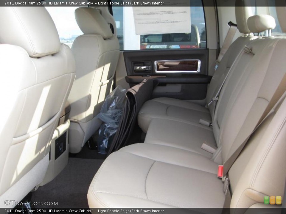 Light Pebble Beige/Bark Brown Interior Photo for the 2011 Dodge Ram 2500 HD Laramie Crew Cab 4x4 #42540193