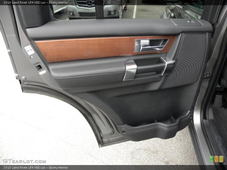 Ebony Interior Door Panel for the 2010 Land Rover LR4 HSE Lux #42540605