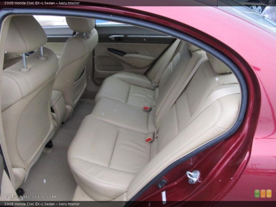 Ivory Interior Photo for the 2008 Honda Civic EX-L Sedan #42541033