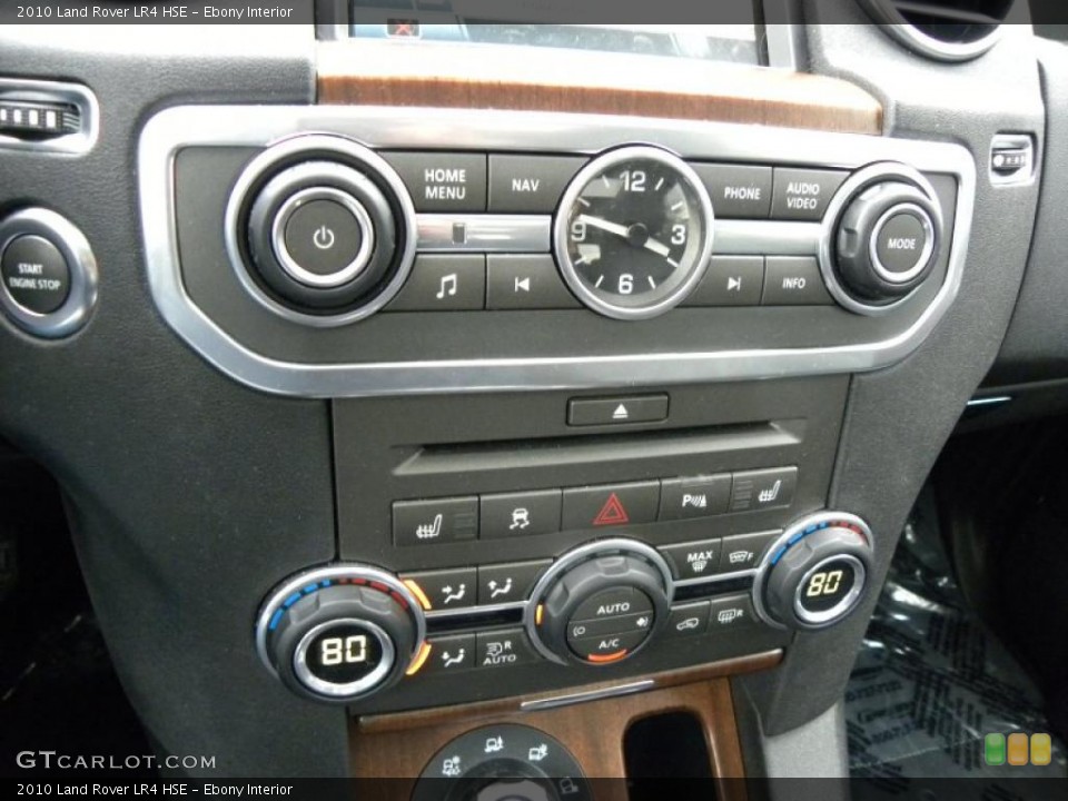 Ebony Interior Controls for the 2010 Land Rover LR4 HSE #42541245