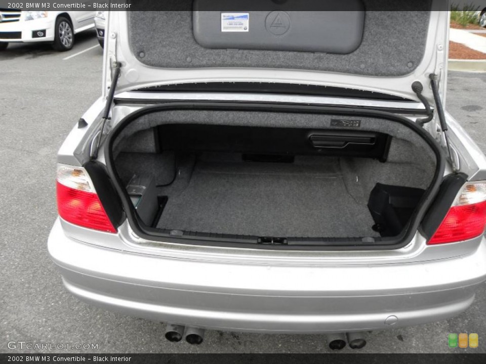 Black Interior Trunk for the 2002 BMW M3 Convertible #42542265