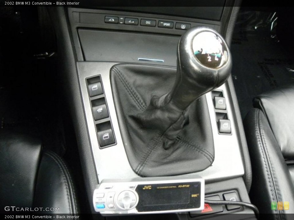 Black Interior Transmission for the 2002 BMW M3 Convertible #42542357
