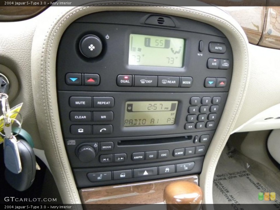 Ivory Interior Controls for the 2004 Jaguar S-Type 3.0 #42542753