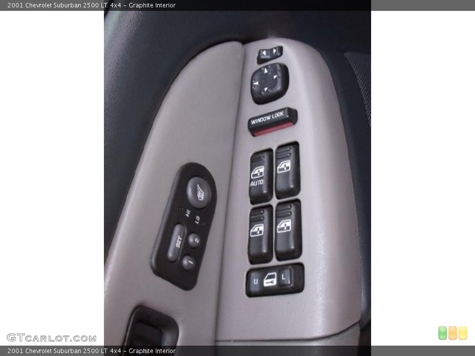 Graphite Interior Controls for the 2001 Chevrolet Suburban 2500 LT 4x4 #42542977
