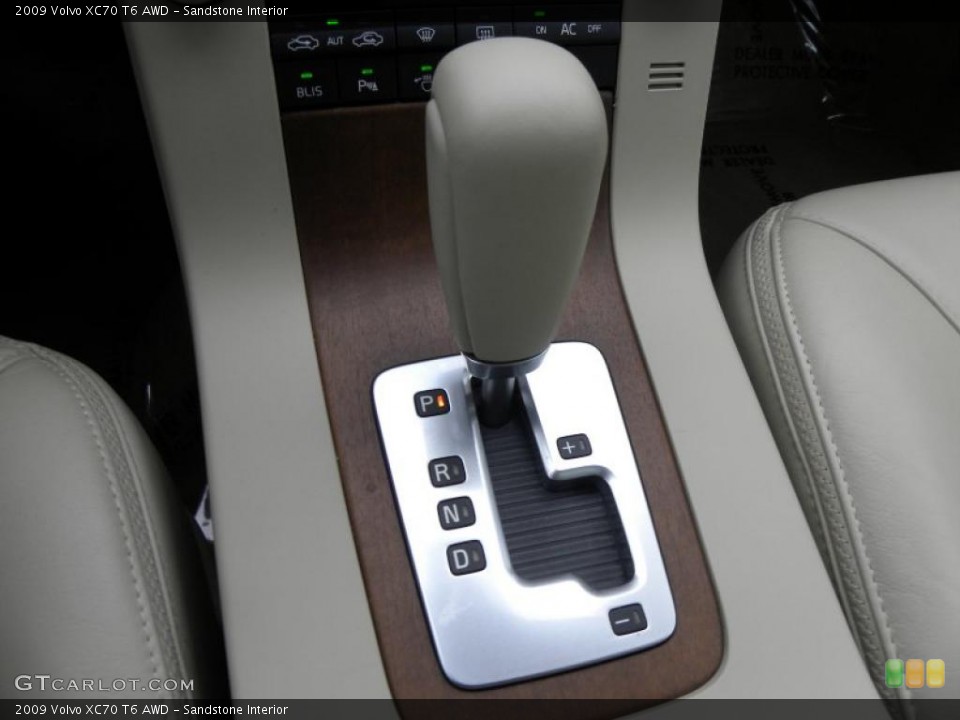Sandstone Interior Transmission for the 2009 Volvo XC70 T6 AWD #42543145
