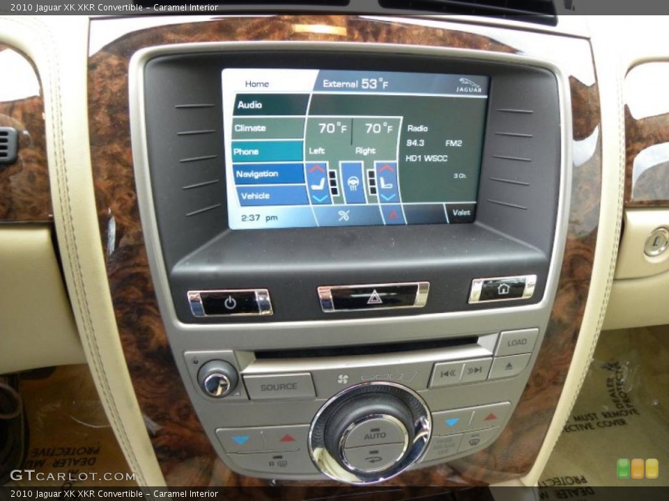 Caramel Interior Navigation for the 2010 Jaguar XK XKR Convertible #42543861