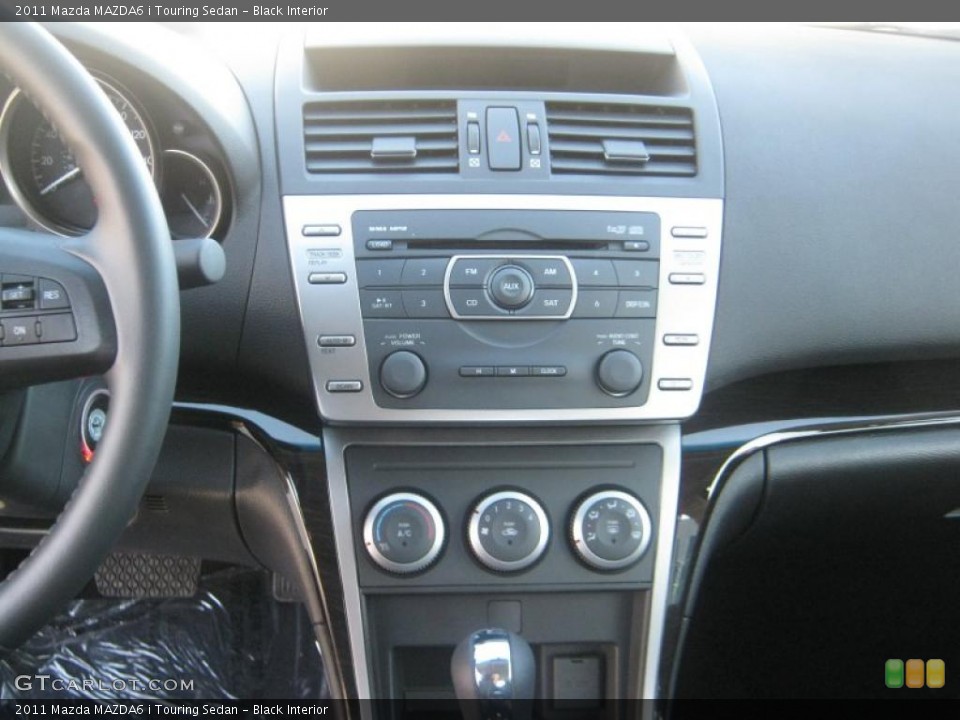 Black Interior Controls for the 2011 Mazda MAZDA6 i Touring Sedan #42545277