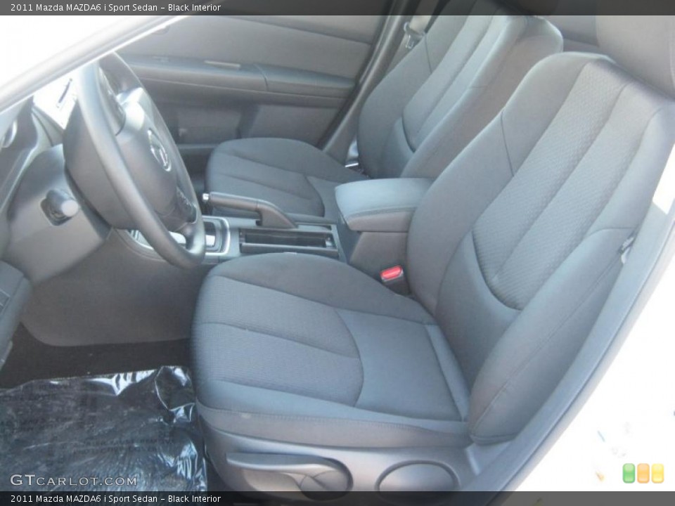 Black Interior Photo for the 2011 Mazda MAZDA6 i Sport Sedan #42545773
