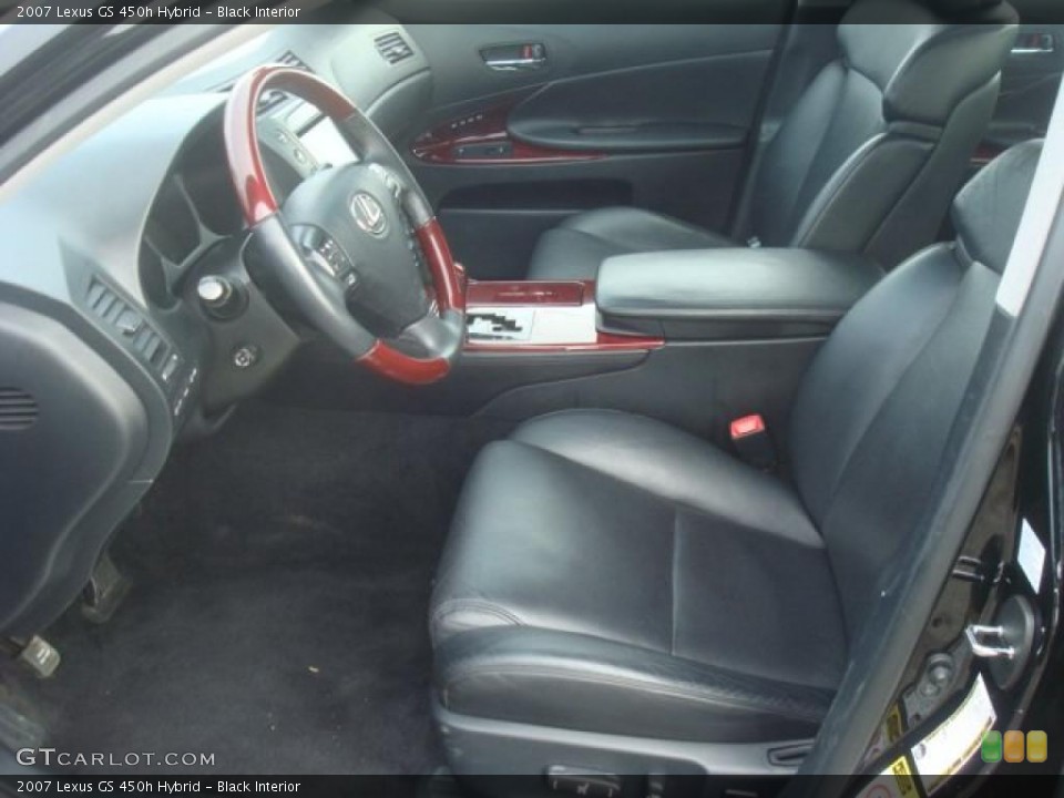 Black Interior Photo for the 2007 Lexus GS 450h Hybrid #42546081