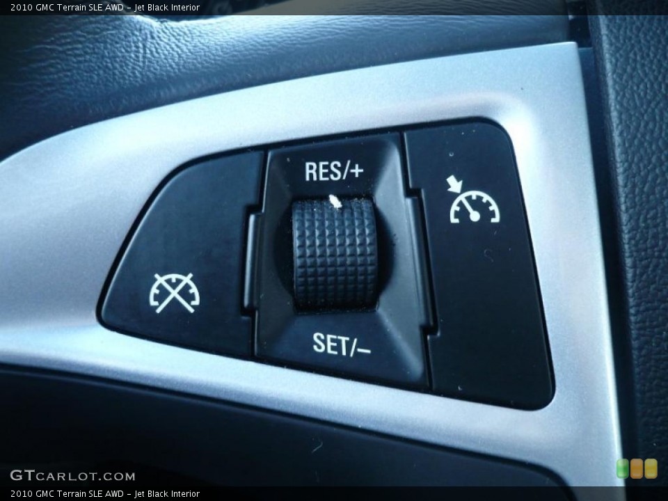 Jet Black Interior Controls for the 2010 GMC Terrain SLE AWD #42551153