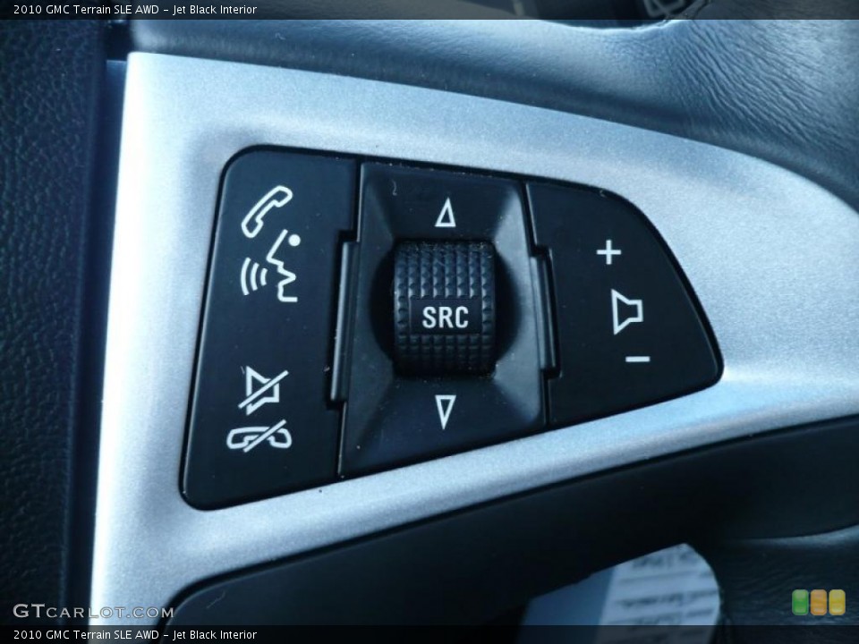 Jet Black Interior Controls for the 2010 GMC Terrain SLE AWD #42551173