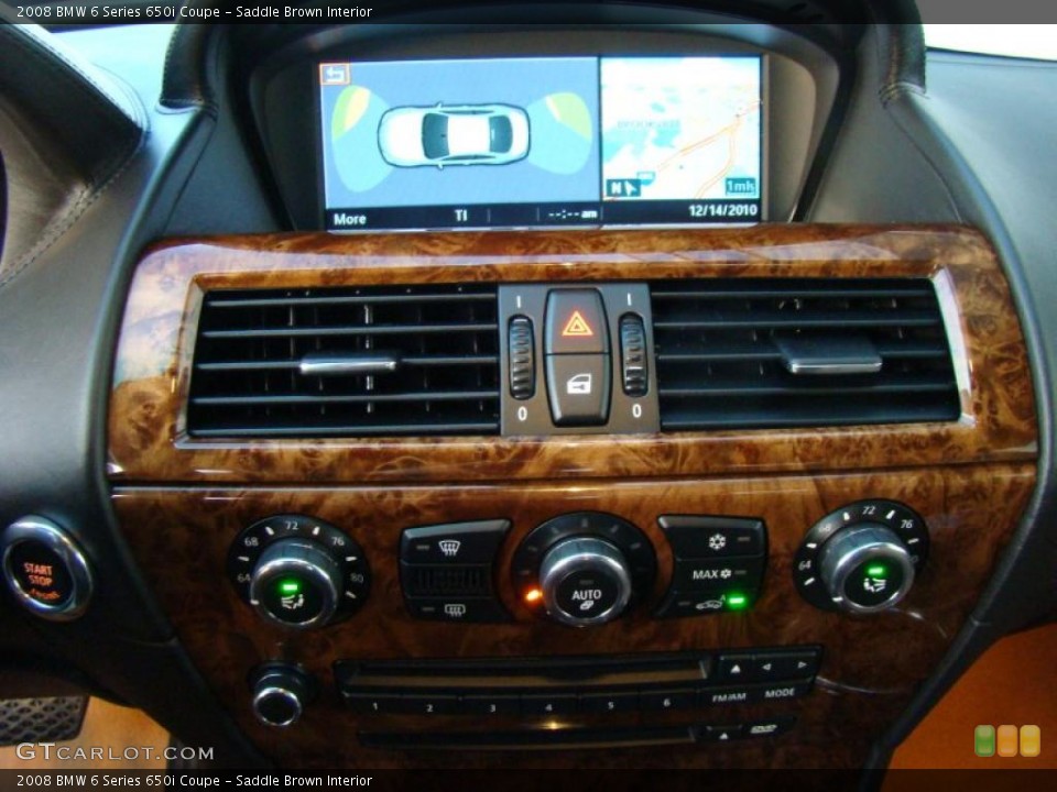 Saddle Brown Interior Controls for the 2008 BMW 6 Series 650i Coupe #42554561