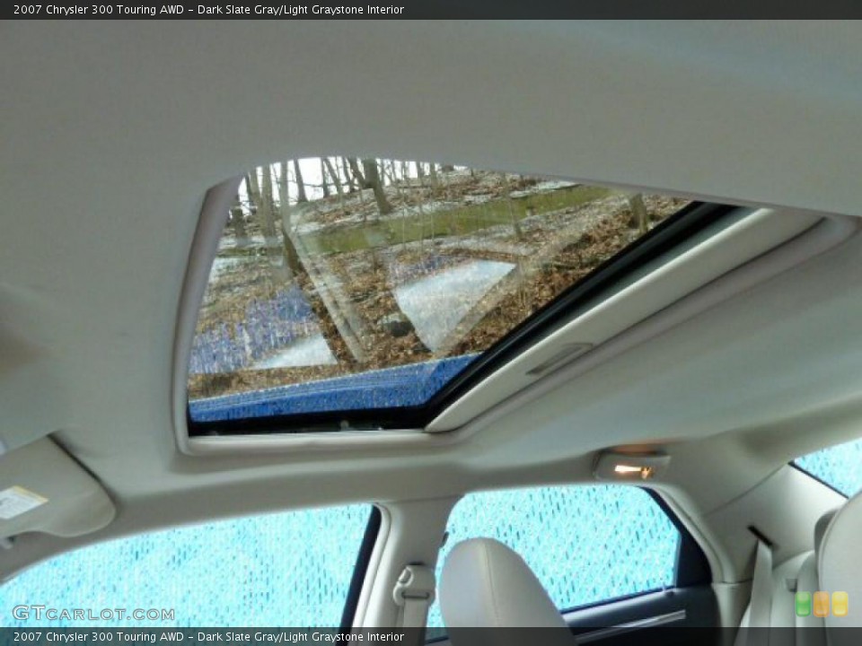 Dark Slate Gray/Light Graystone Interior Sunroof for the 2007 Chrysler 300 Touring AWD #42556149