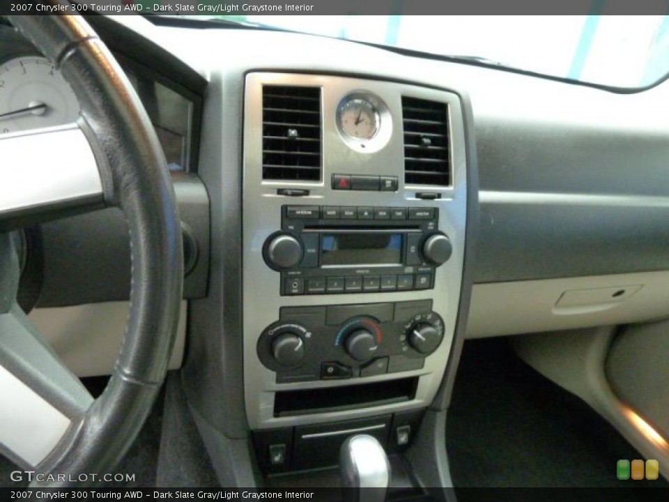 Dark Slate Gray/Light Graystone Interior Controls for the 2007 Chrysler 300 Touring AWD #42556161