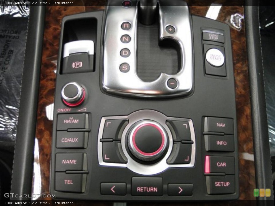 Black Interior Controls for the 2008 Audi S8 5.2 quattro #42557849