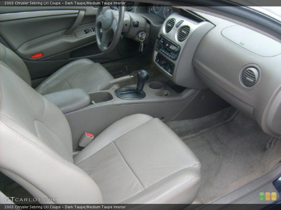 Dark Taupe/Medium Taupe Interior Photo for the 2003 Chrysler Sebring LXi Coupe #42558785