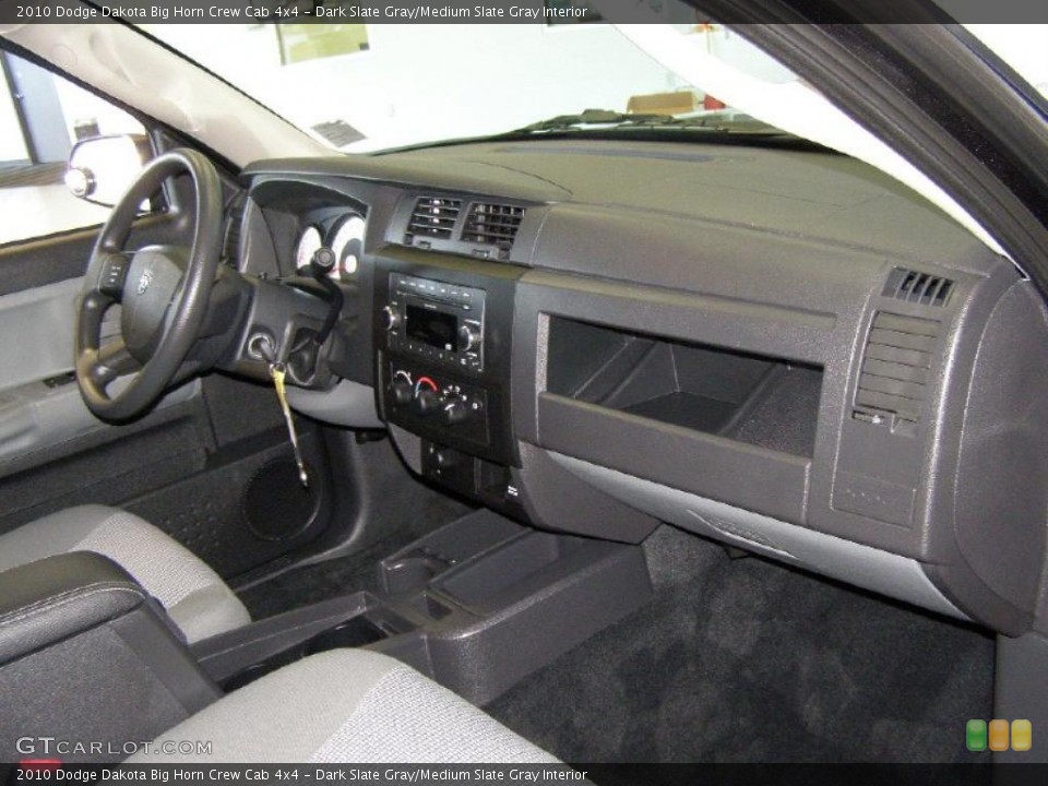 Dark Slate Gray/Medium Slate Gray Interior Photo for the 2010 Dodge Dakota Big Horn Crew Cab 4x4 #42559741