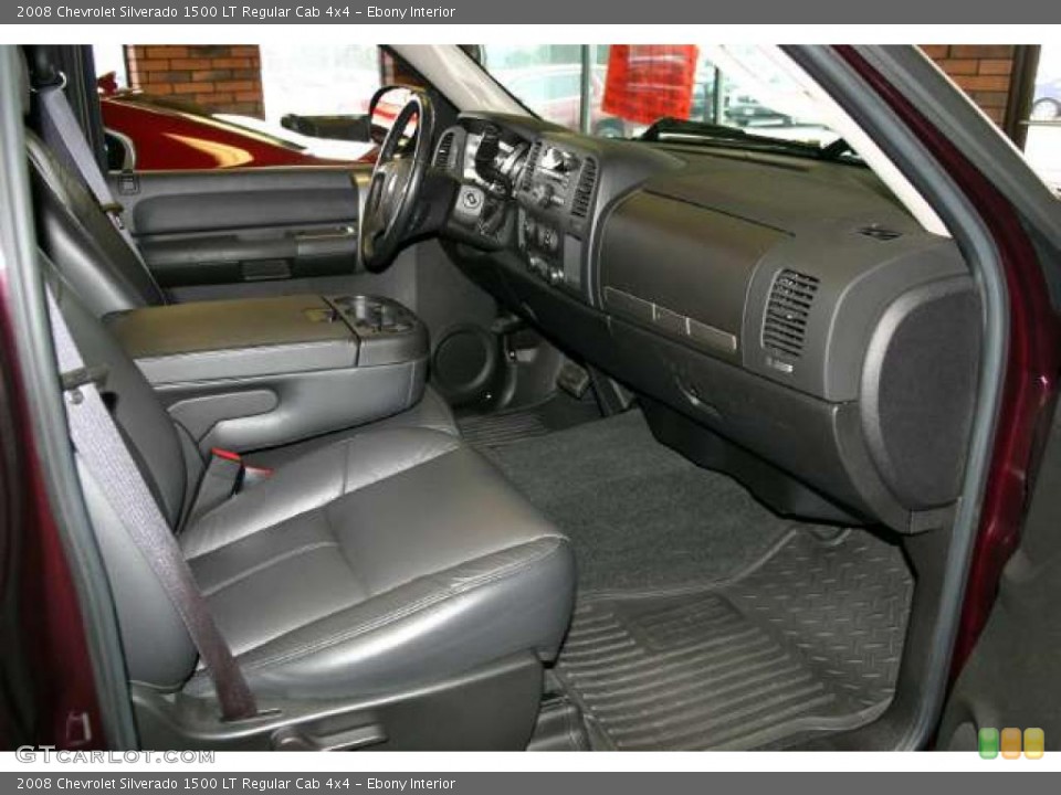 Ebony Interior Photo for the 2008 Chevrolet Silverado 1500 LT Regular Cab 4x4 #42560881