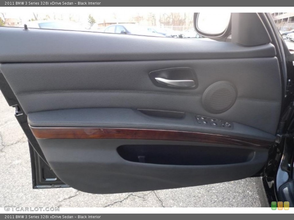 Black Interior Door Panel for the 2011 BMW 3 Series 328i xDrive Sedan #42561129