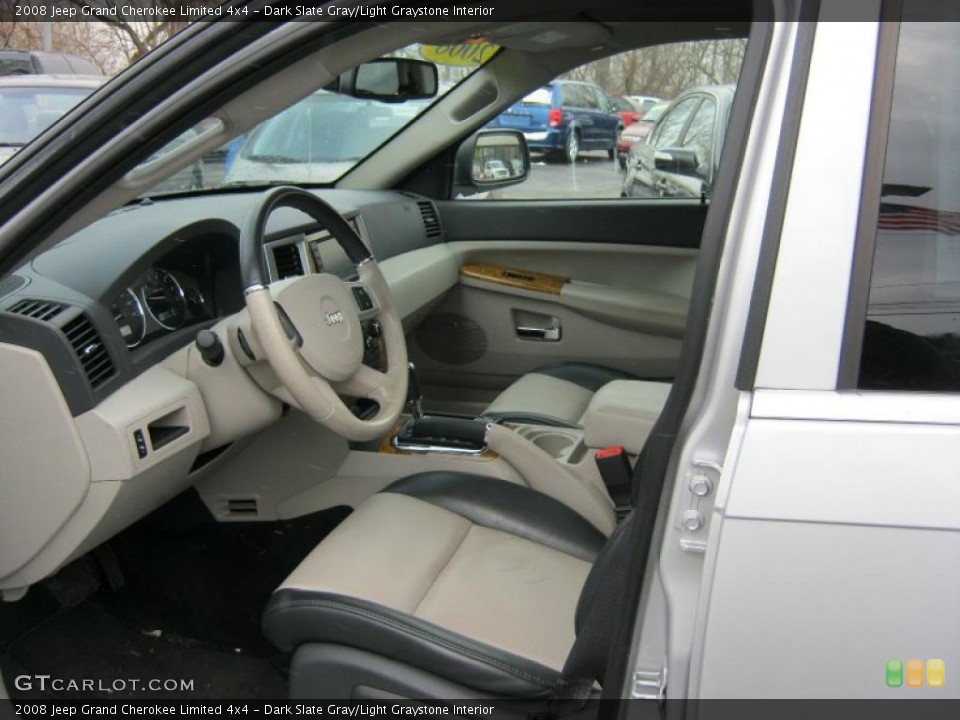 Dark Slate Gray/Light Graystone Interior Photo for the 2008 Jeep Grand Cherokee Limited 4x4 #42561941