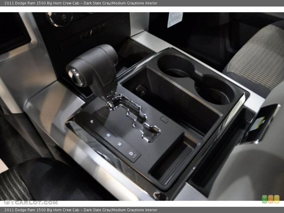 Dark Slate Gray/Medium Graystone Interior Transmission for the 2011 Dodge Ram 1500 Big Horn Crew Cab #42565597