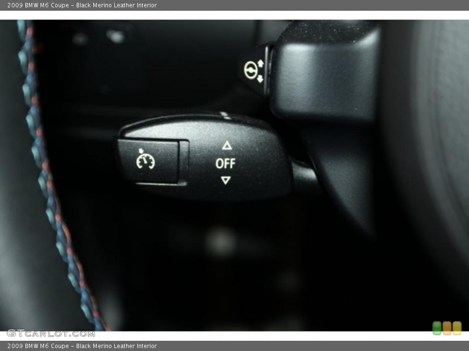 Black Merino Leather Interior Controls for the 2009 BMW M6 Coupe #42569348