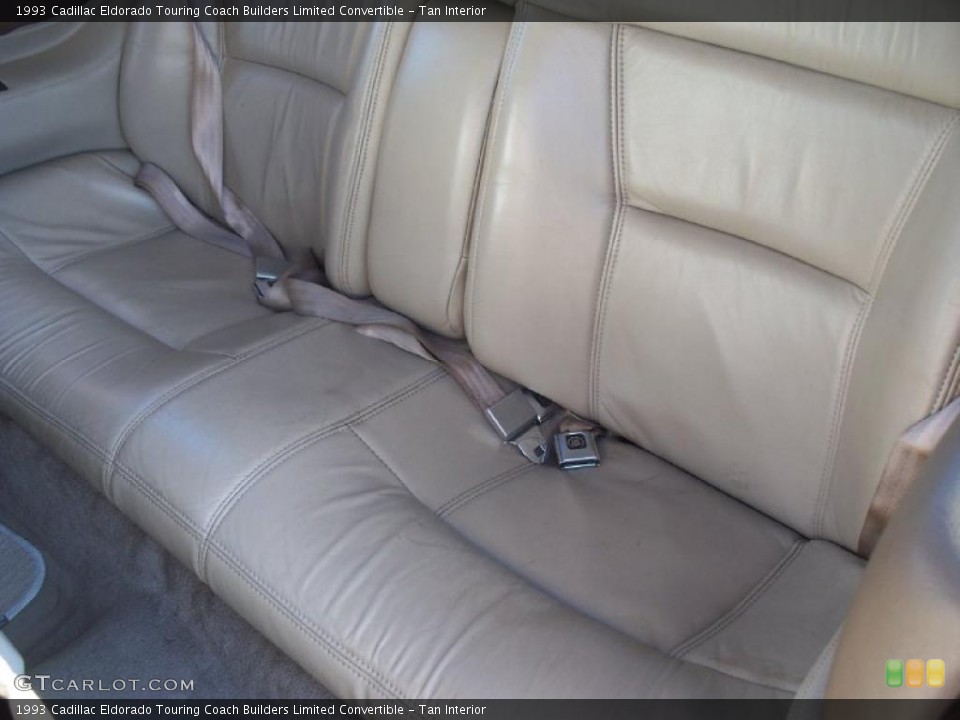 Tan Interior Photo for the 1993 Cadillac Eldorado Touring Coach Builders Limited Convertible #42570110