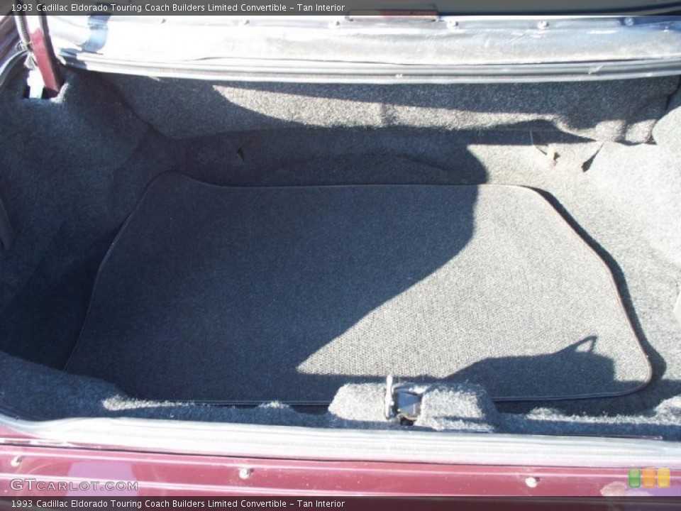 Tan Interior Trunk for the 1993 Cadillac Eldorado Touring Coach Builders Limited Convertible #42570138