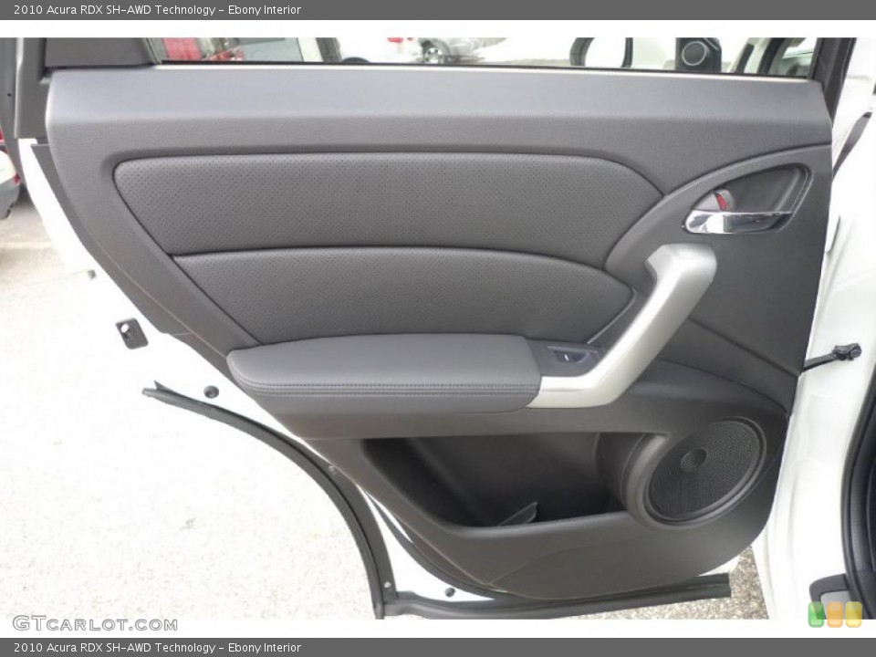 Ebony Interior Door Panel for the 2010 Acura RDX SH-AWD Technology #42572334