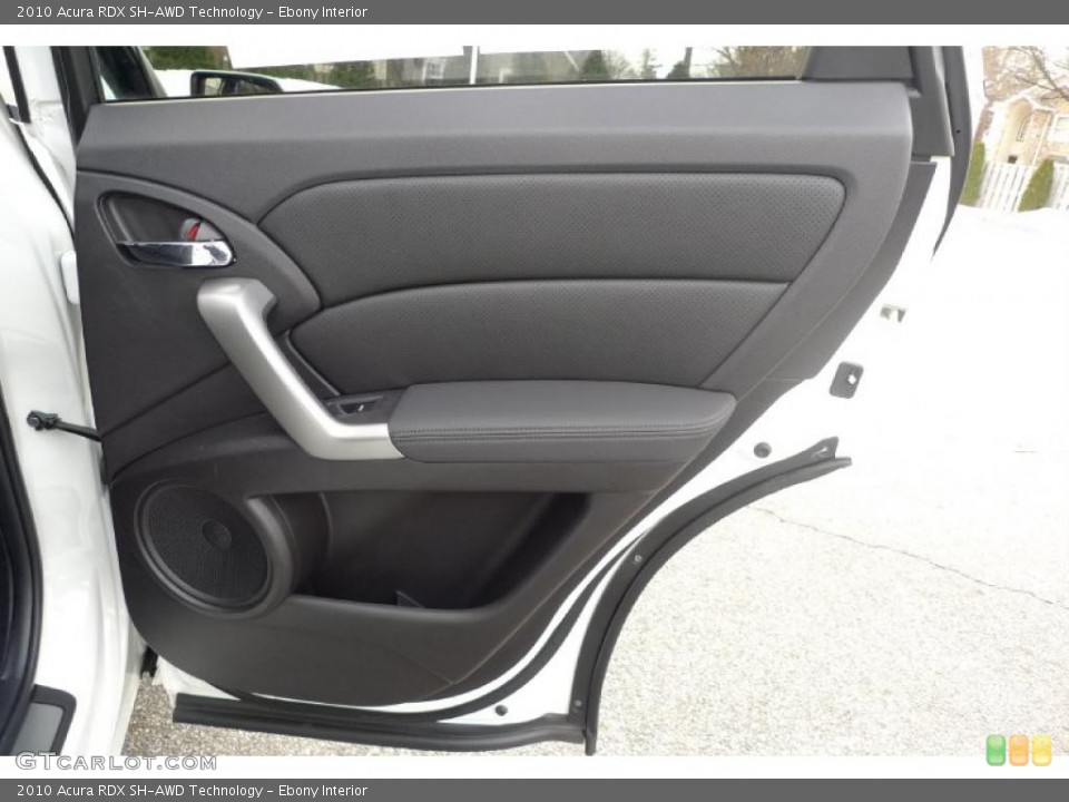Ebony Interior Door Panel for the 2010 Acura RDX SH-AWD Technology #42572370