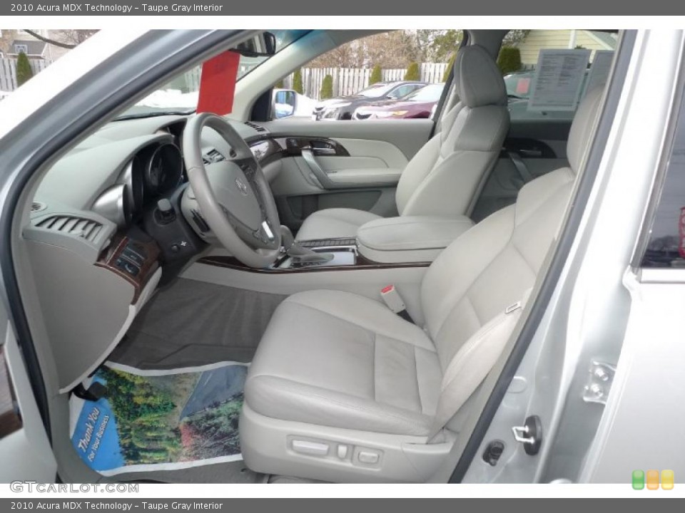 Taupe Gray Interior Photo for the 2010 Acura MDX Technology #42573402