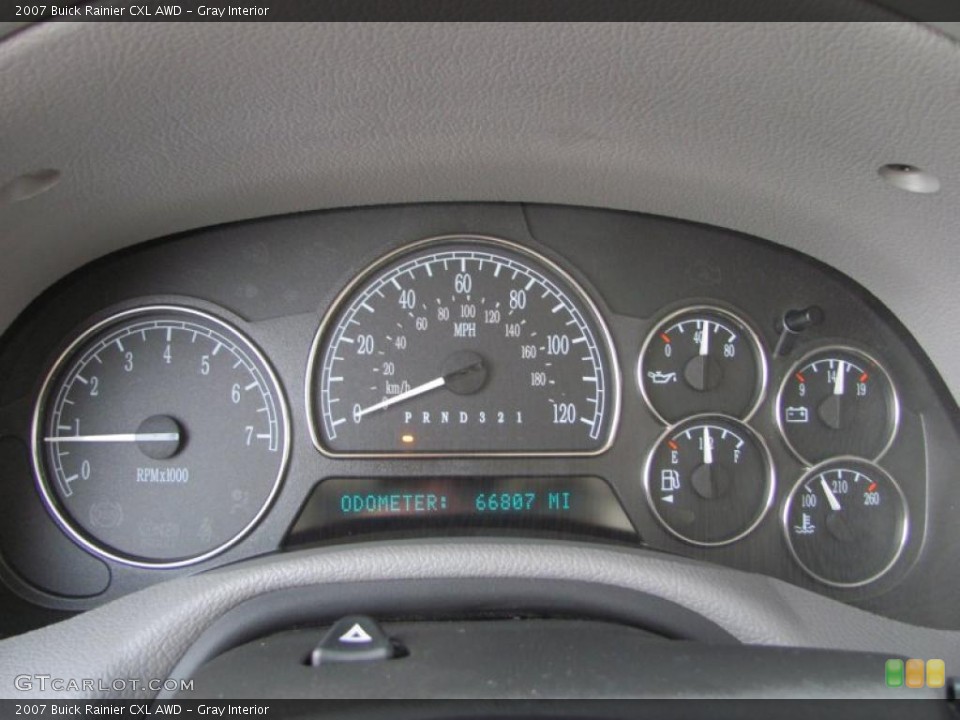 Gray Interior Gauges for the 2007 Buick Rainier CXL AWD #42574830