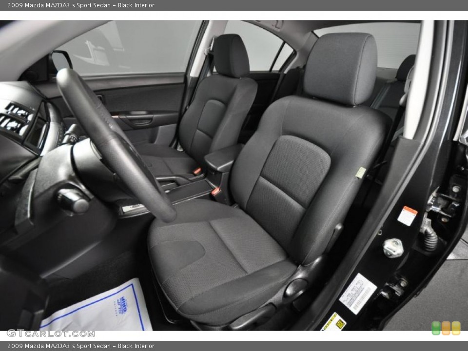 Black Interior Photo for the 2009 Mazda MAZDA3 s Sport Sedan #42579222
